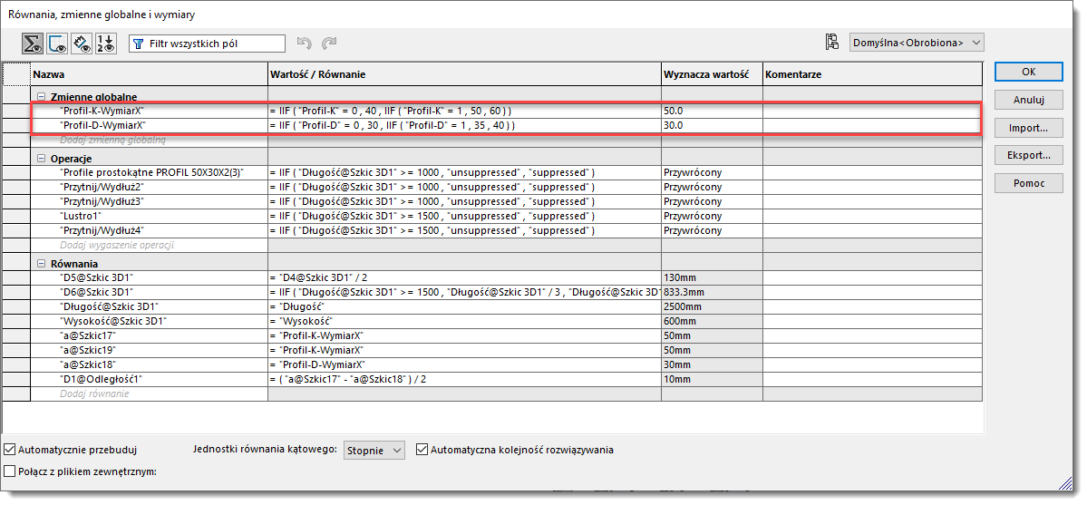 SOLIDWORKS Tutorial balustrada II 2