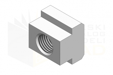 DIN 508_Nakrętka do rowków teowych - IsometricView