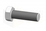 ISO 8676_Śruba z łbem sześciokątnym - 8.8 - DimetricView