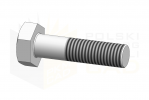 ISO 4014_Śruba z łbem sześciokątnym - 8.8 - DimetricView