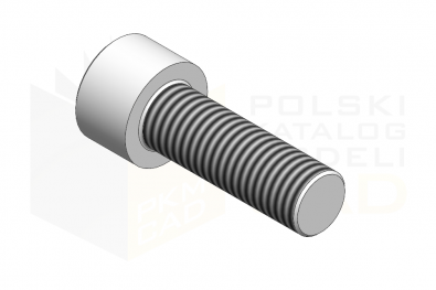 ISO 4762_Śruba imbusowa - 10.9 - IsometricView