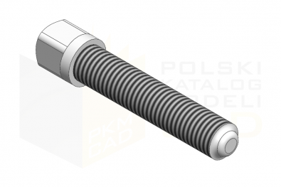 DIN 480_Śruba z łbem kwadratowym - 10.9 - IsometricView