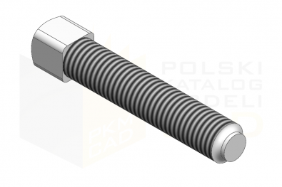 DIN 479_Śruba z łbem kwadratowym - 8.8 - IsometricView