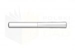 ISO 8745_Kołek z karbami zbieżnymi na połowie długości - TopView