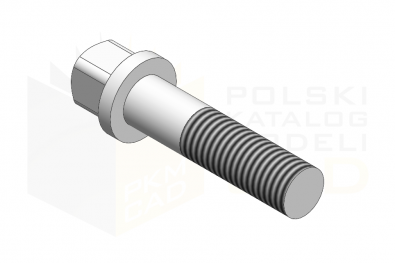 DIN 478_Śruba z łbem kwadratowym - 10.9 - IsometricView